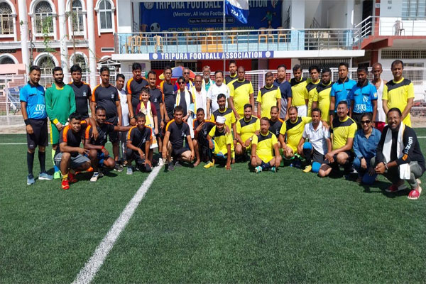 Agartala-Press-Club-Hosts-Thrilling-Friendly-Football-Match