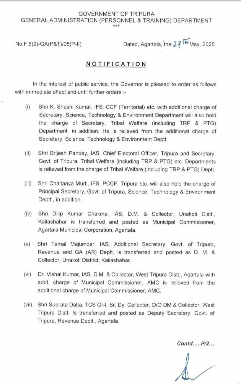 Key-Reshuffle-in-Agartala-Municipal-Corporation