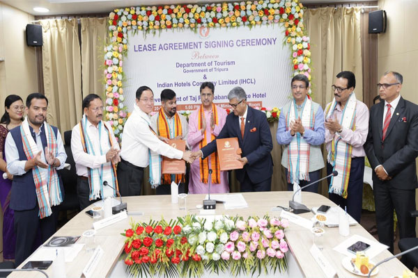 Tripura's-Heritage-Hotel-Project-with-Tata-Group-Govt-Signs-Lease-with-IHCL-for-Historic-Pushpabanta-Palace-Hotel