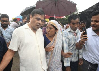 Assam CM visits flood-affected Lakhimpur, assures residents of govt’s support