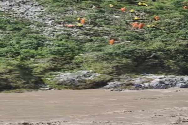At least One dead, 10 missing as Badrinath bound bus falls into Alaknanda River