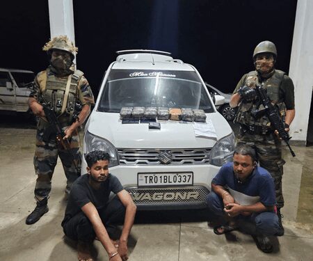 Drugs worth Rs 16.72 crore seized in Mizoram, Tripura; three held