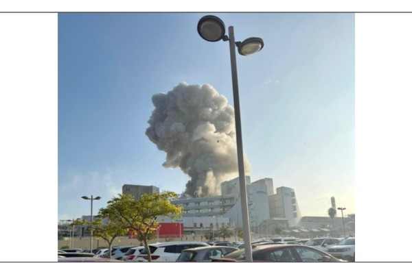 Iran-ballistic-missile-hits-hospital-in-Israel
