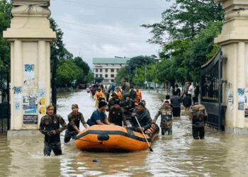 Over 1300 people rescued in flood-hit Manipur