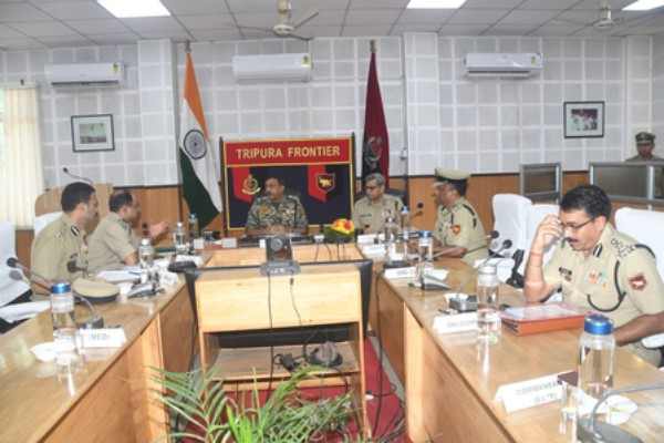 Tripura Border Security: BSF ADG Assesses Operational Readiness