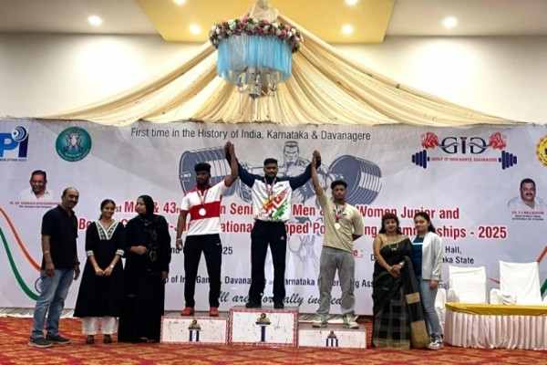 Dharmanagar boy Secures Bronze at National Sub-Junior Powerlifting Championship