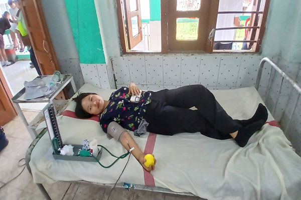 YMA-holds-blood-donation-in-Jampui-Hill-PHC-in-Vanghmun-under-North-Tripura