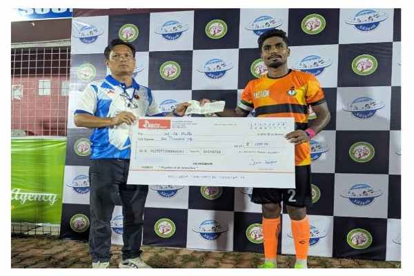 Blood Mouth to Face Forward Club in Rakhal Shield Knockout Football in Final