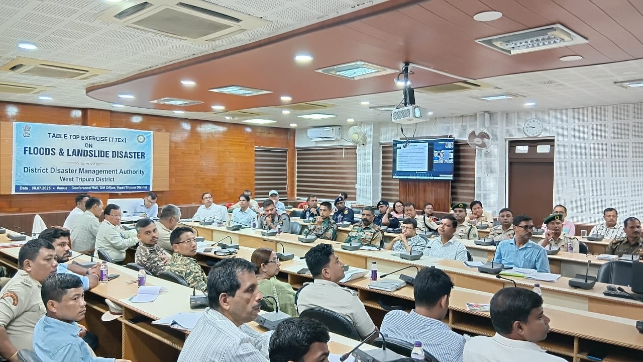 Tripura Gears Up for July 9 Statewide Mock Drill Amid Heavy Monsoon Rains