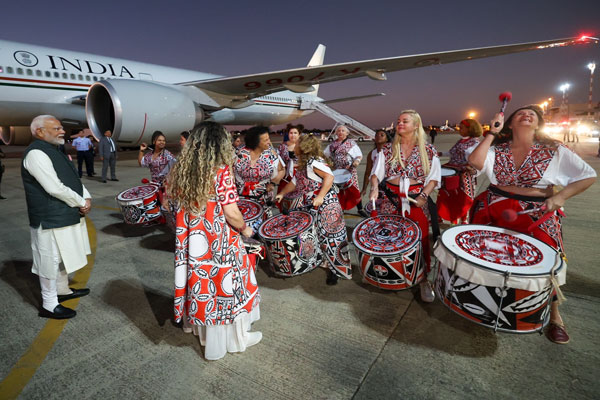 With Shiva Tandava Stotram, Samba Reggae Brazil Welcome PM Modi
