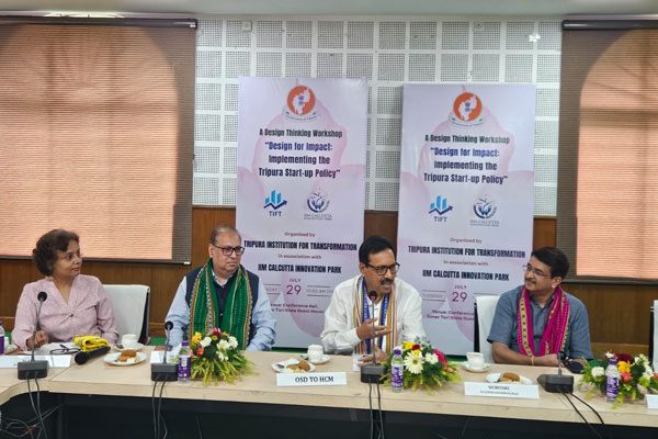 Eye on Startup Ecosystem Boost: Tripura Hosts Design Thinking Workshop