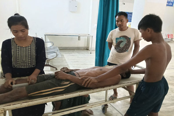 Electrocution in Gardhang Ashwini Tripura Para claims one.