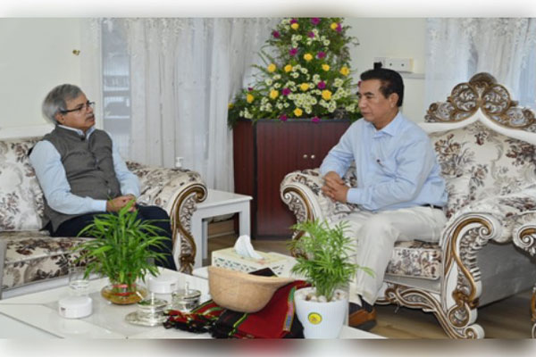 Railway Board chairman discusses Bairabi–Sairang railway project with Mizoram CM