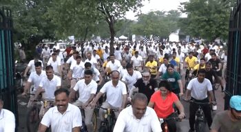 Police personnel across country join 'Fit India – Sundays on Cycle' to promote healthy living