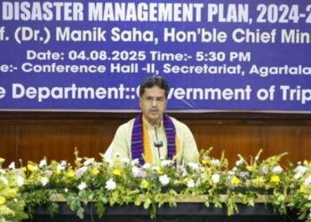 Tripura CM unveils disaster management plan to tackle natural, man-made disasters