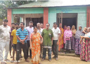 Dharna at AWC in Charilam Over Unmet Maternity Scheme Facilities