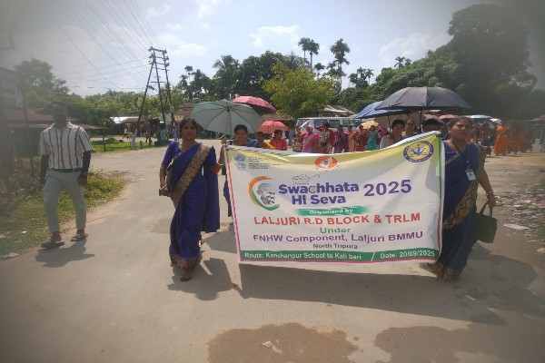 'WASH' Rally in North Tripura for a Cleaner Tomorrow