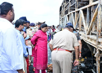 Andhra Pradesh bus fire claims 19 lives