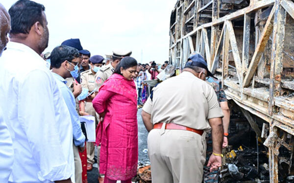 Andhra Pradesh bus fire claims 19 lives