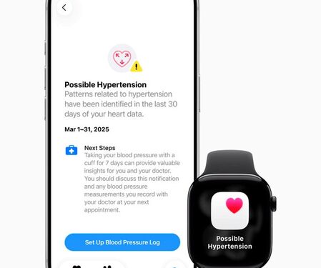 Apple plans to notify 1 million people about hypertension