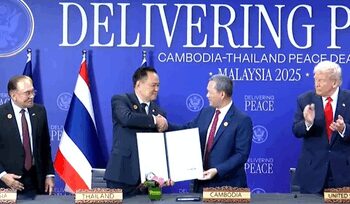 Cambodia, Thailand sign historic peace deal in Malaysia in Trump's presence