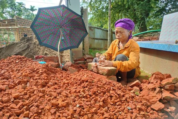 Breaking bricks to survive