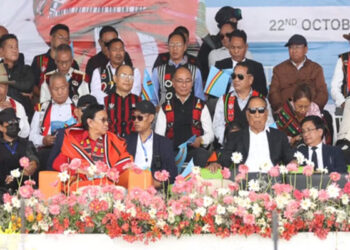 Naga Leader Thuingaleng Muivah in Manipur