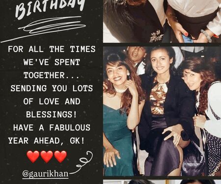 Namrata Shirodkar wishes Gauri Khan ‘love & blessings’ as she turns 55th