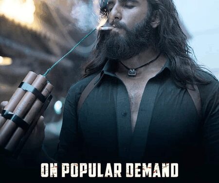 Ranveer Singh shows off a fierce look in Dhurandhar’s title track