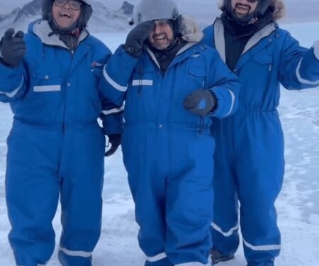 Shankar Mahadevan and sons sing "Dil Dhadakne Do" title track amid icy landscapes of Iceland