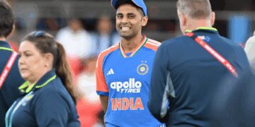 5th T20I: Rinku replaces rested Tilak for India as Australia elect to bowl first