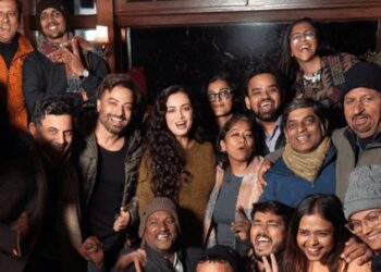 Dia Mirza wraps up her upcoming love story with Rahul Bhat, shares celebration pics