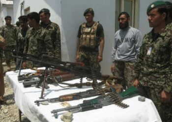 Illegal arms, munitions seized, smuggler detained in Afghanistan's Panjshir