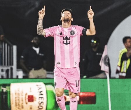 MLS: Messi's brace helps Miami to enter Eastern Conference SF with 4-0 win over Nashville