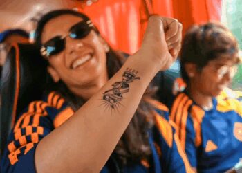 Mandhana joins Kaur, gets World Cup trophy inked on forearm