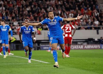 Mbappe nets second-fastest UCL hat-trick as Madrid beat Olympiacos