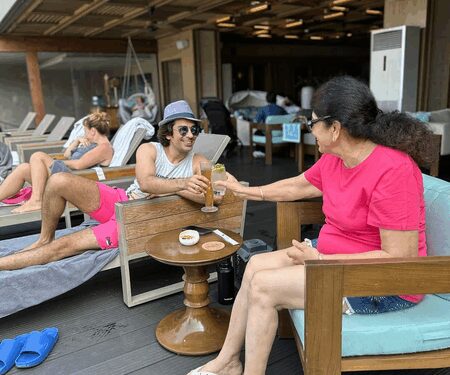 Mohit Sehgal takes some time off with mother in Goa months after father's demise