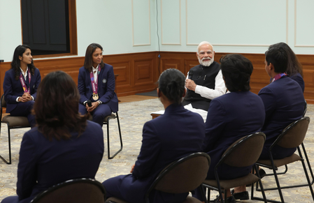 PM Modi urges Indian women's cricket team players to promote Fit India Movement to combat obesity