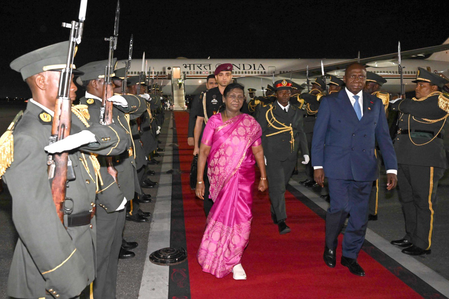 President Droupadi Murmu begins her State-visit to Angola