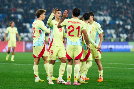 Spain surge toward 2026 WC berth; Switzerland too prosper