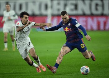 Stubborn Monchengladbach holds runner-up Leipzig in Bundesliga