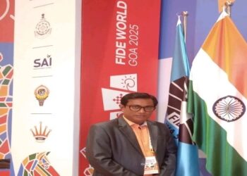 Tripura Arbiter at Chess World Cup 2025 in Goa