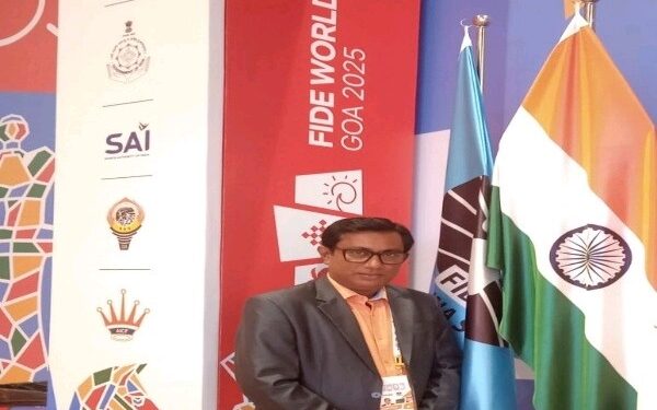 Tripura Arbiter at Chess World Cup 2025 in Goa