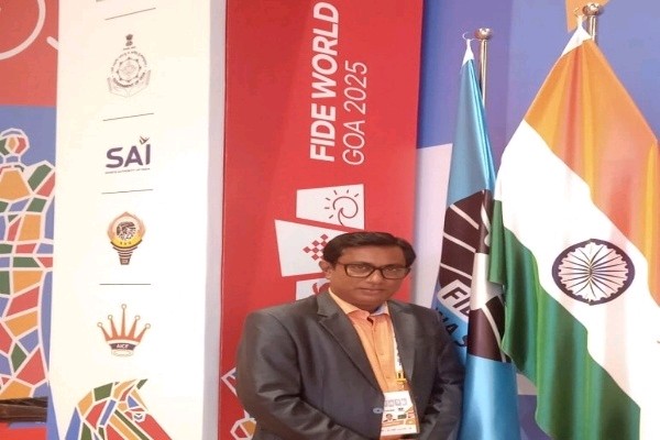 Tripura Arbiter at Chess World Cup 2025 in Goa
