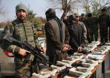 Weapon cache seized in Afghanistan's Uruzgan province