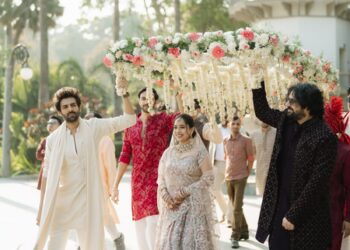 An emotional Kartik Aaryan says 'you’ll always be my little sister' after seeing Kritika as a bride
