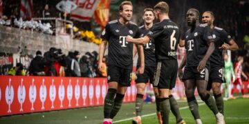 Bayern survive Union scare in five-goal DFB Cup thriller