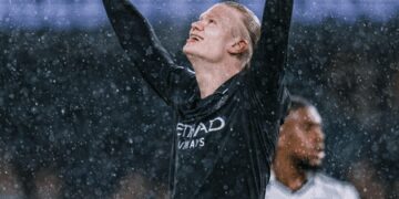 City beat Fulham in 9-goal epic as Haaland seals Premier League ton
