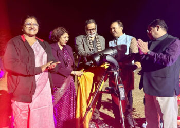 Cold Moon Magic for Students: BTVM Narsingarh Installs ‘Stargazer Telescope’