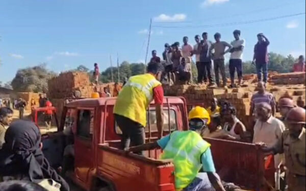 Brick Kiln Chimney Collapses in Dhalai Dist, Five dead